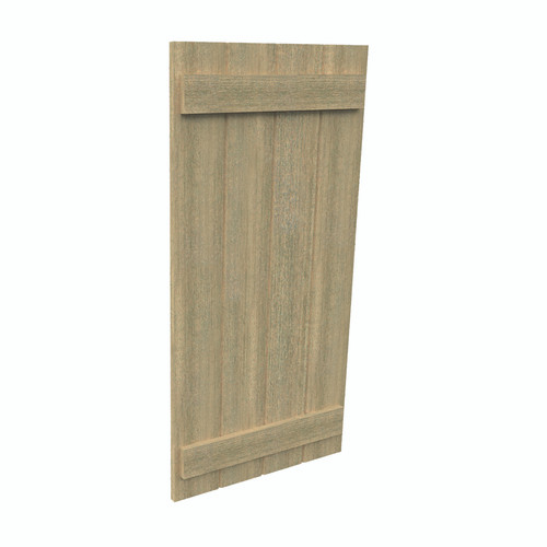 24 inch by 26 inch Board and Batten Shutter with 4-Board, 2-Batten